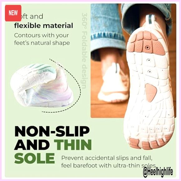 Barefoot Walking Shoes Flexible Lightweight Athletic Unisex Daily Wear Non-Slip main image 7